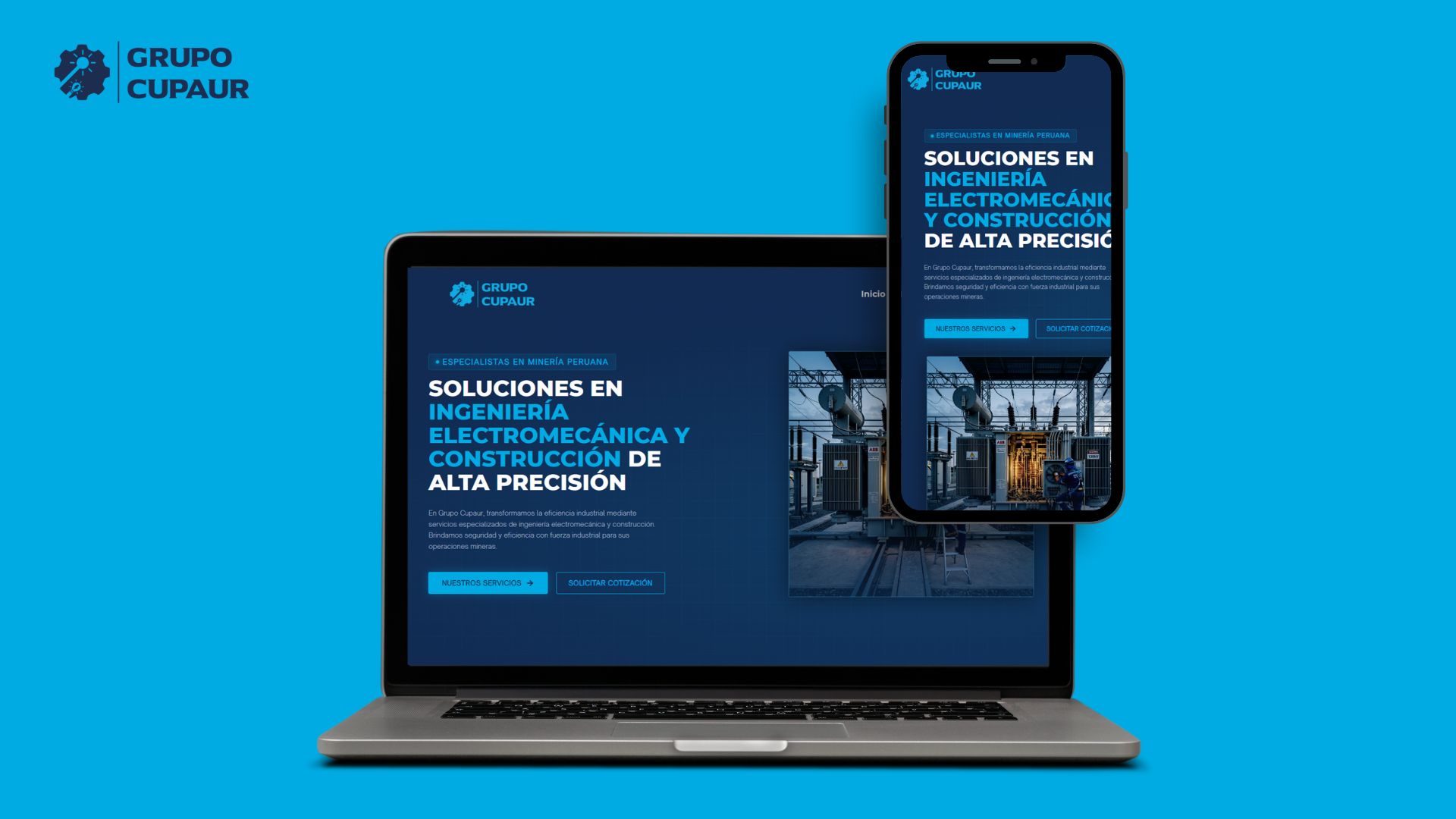 Diseño web Grupo Cupaur