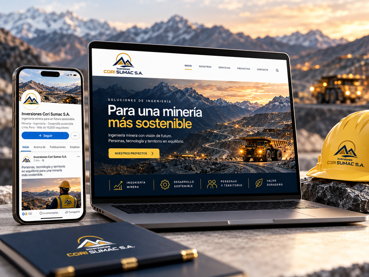 Aplicaciones corporativas Inversiones Cori Sumac