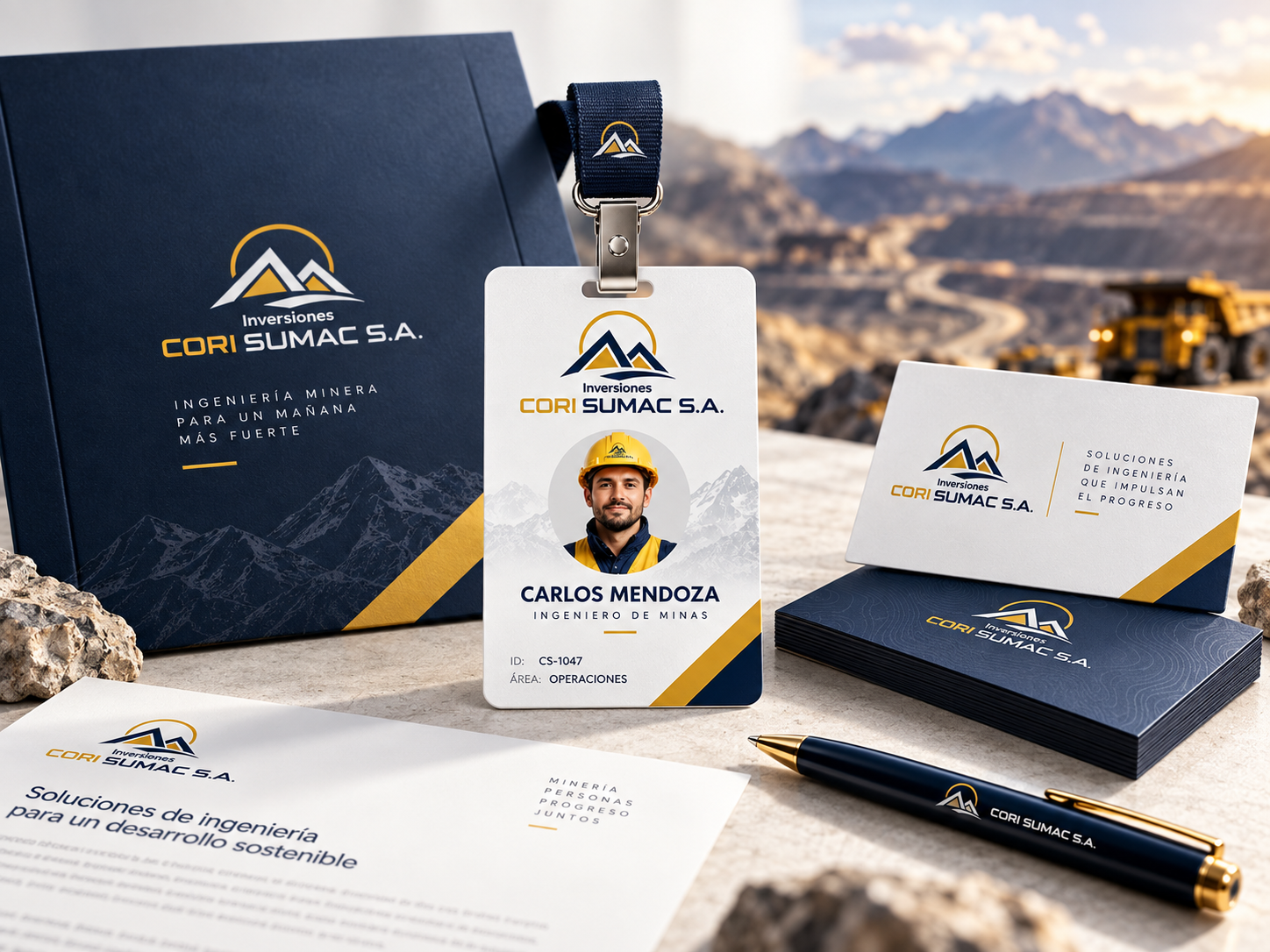 Branding y aplicaciones digitales Inversiones Cori Sumac
