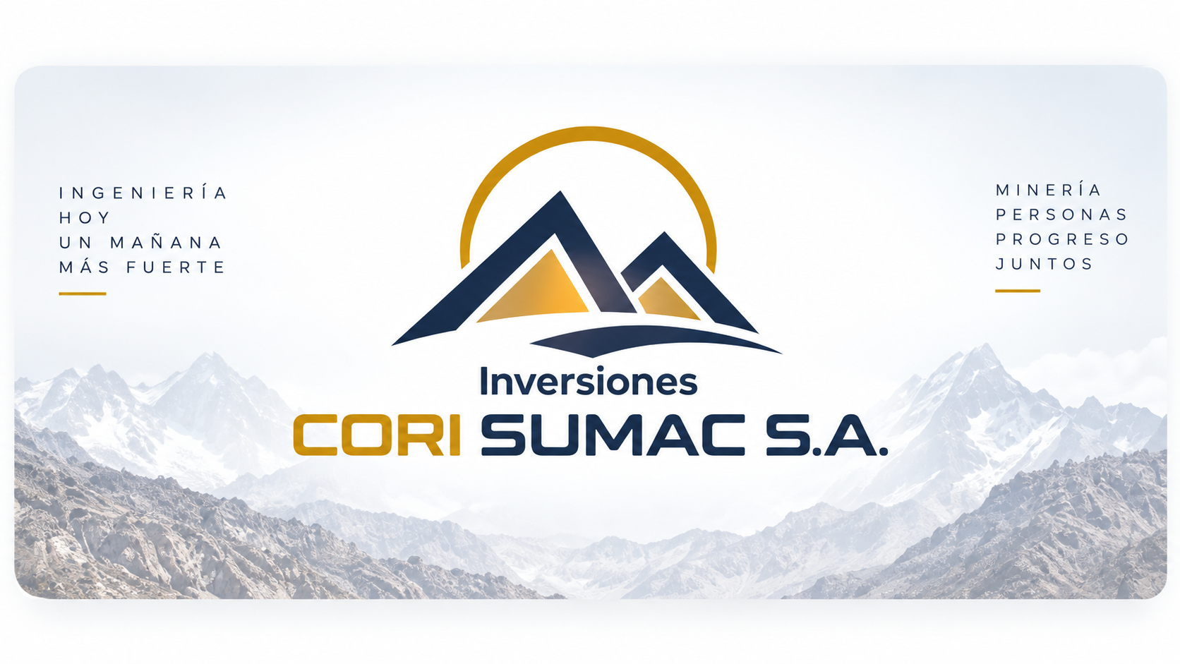 Branding para sector minero Inversiones Cori Sumac