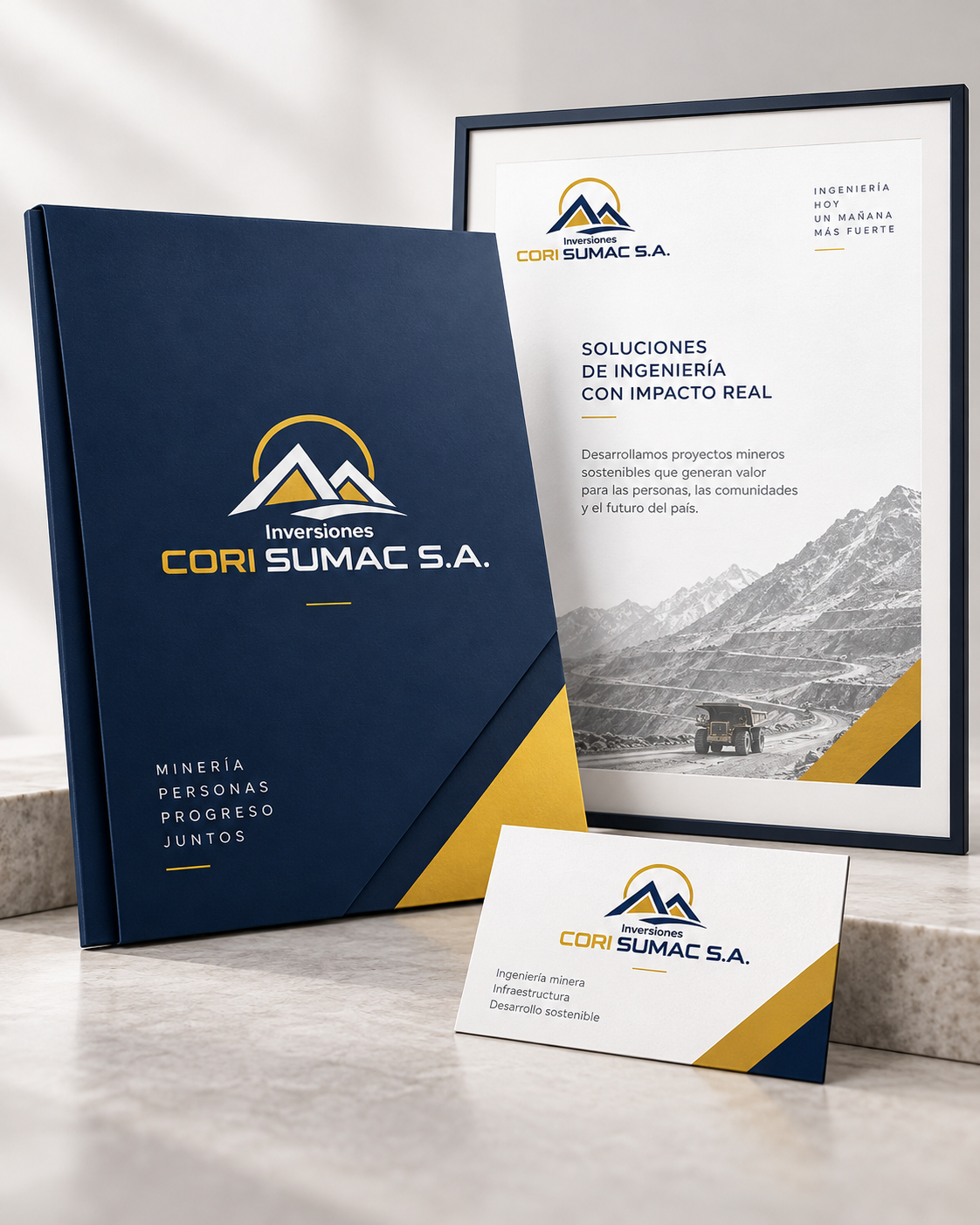 Branding para sector minero Inversiones Cori Sumac